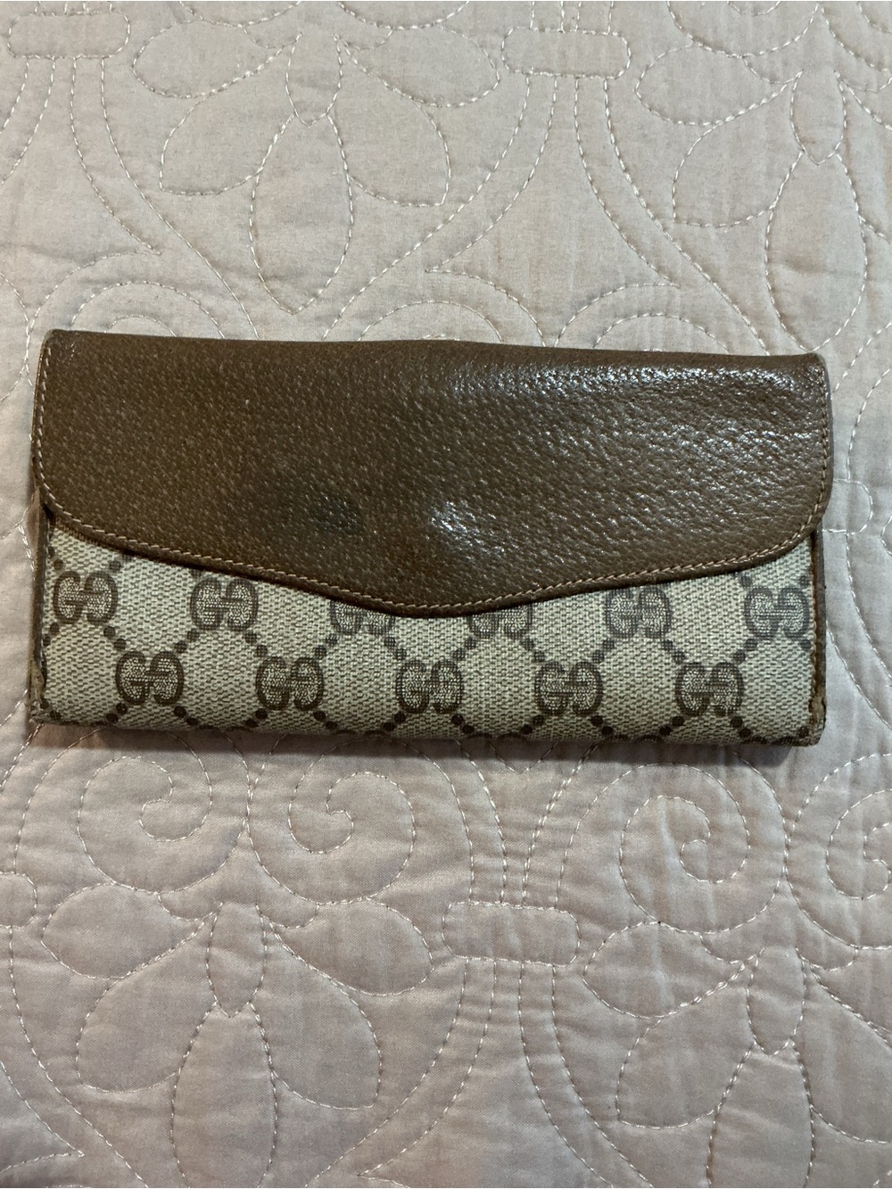 Authentic Vintage Gucci Brown Monogram Accessory Collection Wallet - Picture 2 of 15